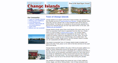 Desktop Screenshot of changeislands.ca